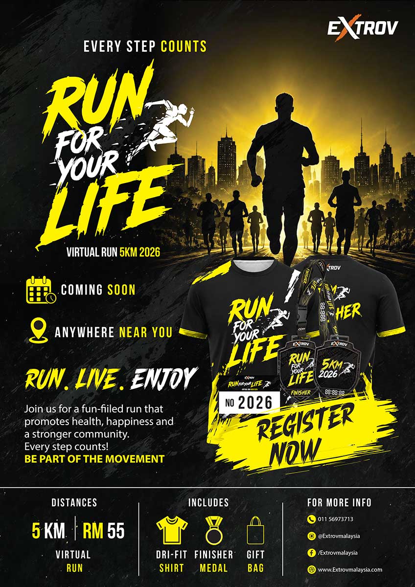 Run For Your Life - Virtual Run 2026 in Malaysia